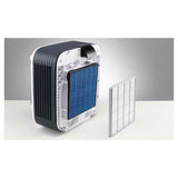 Boneco H680 luchtwasser met open achterkant en zichtbaar blauw filter