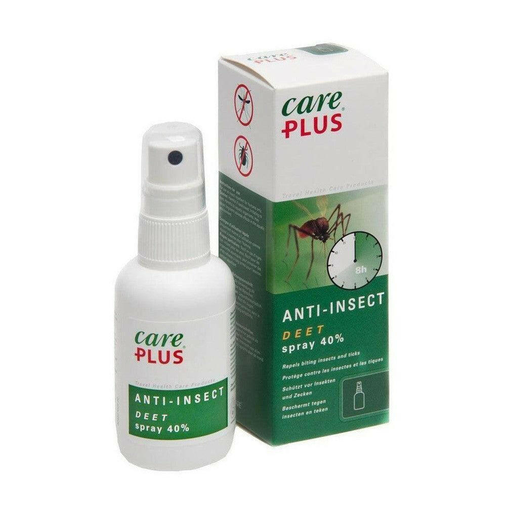 Care Plus Anti-Insect DEET 40% spray 60ml met verpakking voor muggen en teken