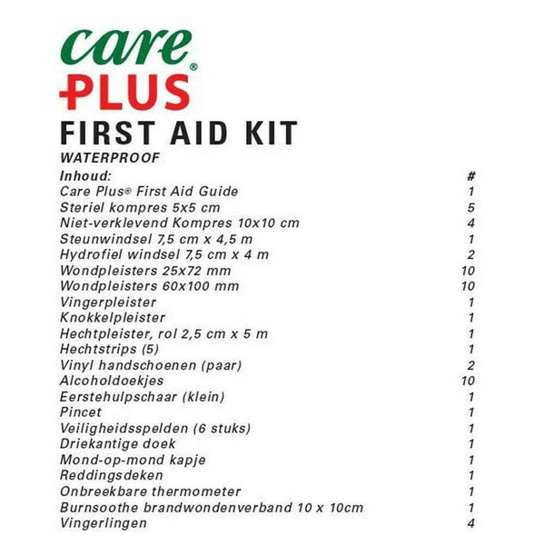 Care Plus First Aid Kit Waterproof EHBO-set - CAR38361-Shopvoorgezondheid