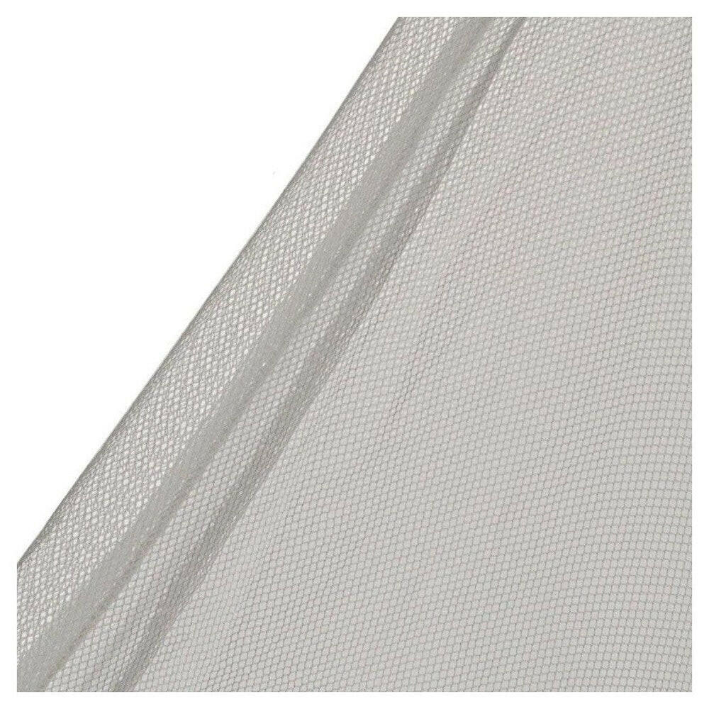Detail fijn meshpatroon en textuur wit klamboemateriaal