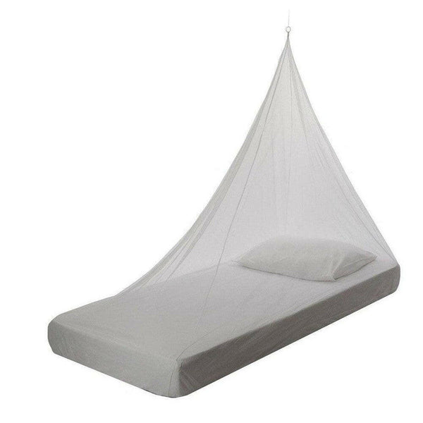 Care Plus Wedge geïmpregneerde klamboe (1-persoons) - geïmpregneerde 1-persoons klamboe over bed - CAR33707 - Shopvoorgezondheid