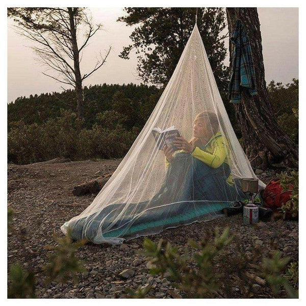 Care Plus Wedge geïmpregneerde klamboe (1-persoons) - geïmpregneerde 1-persoons klamboe actiefoto - CAR33707 - Shopvoorgezondheid