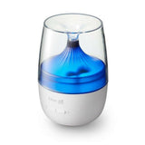 Clean Air Optima AD-302 aroma diffuser wit met blauw LED-licht en bedieningsknoppen