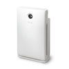 Witte Clean Air Optima luchtreiniger met ronde PM2.5 display en logo