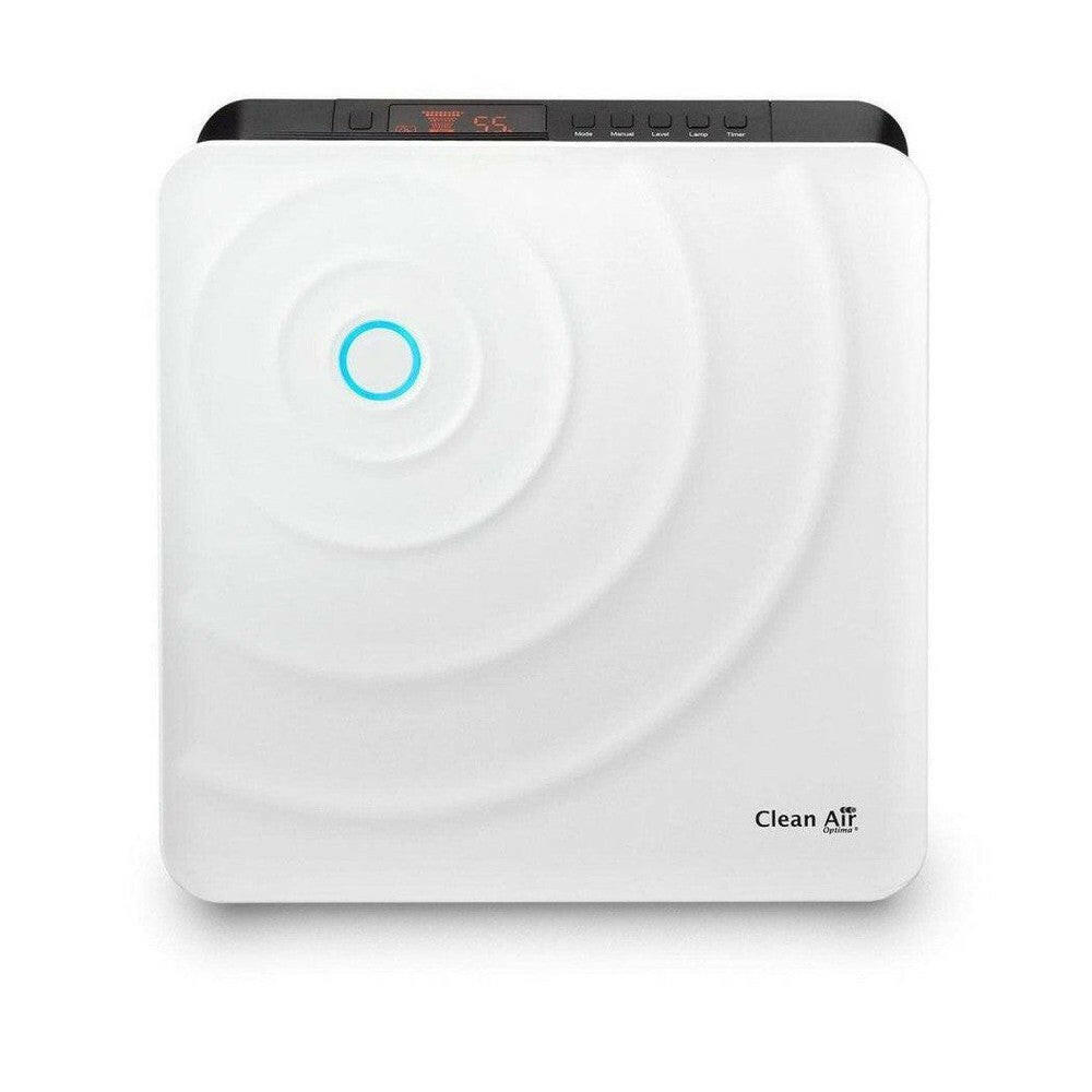 Clean Air Optima CA-803 luchtwasser voorkant LED-scherm en blauwe knop