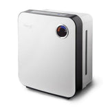 Clean Air Optima CA-807 luchtwasser drie-kwart weergave met bedieningsstrip
