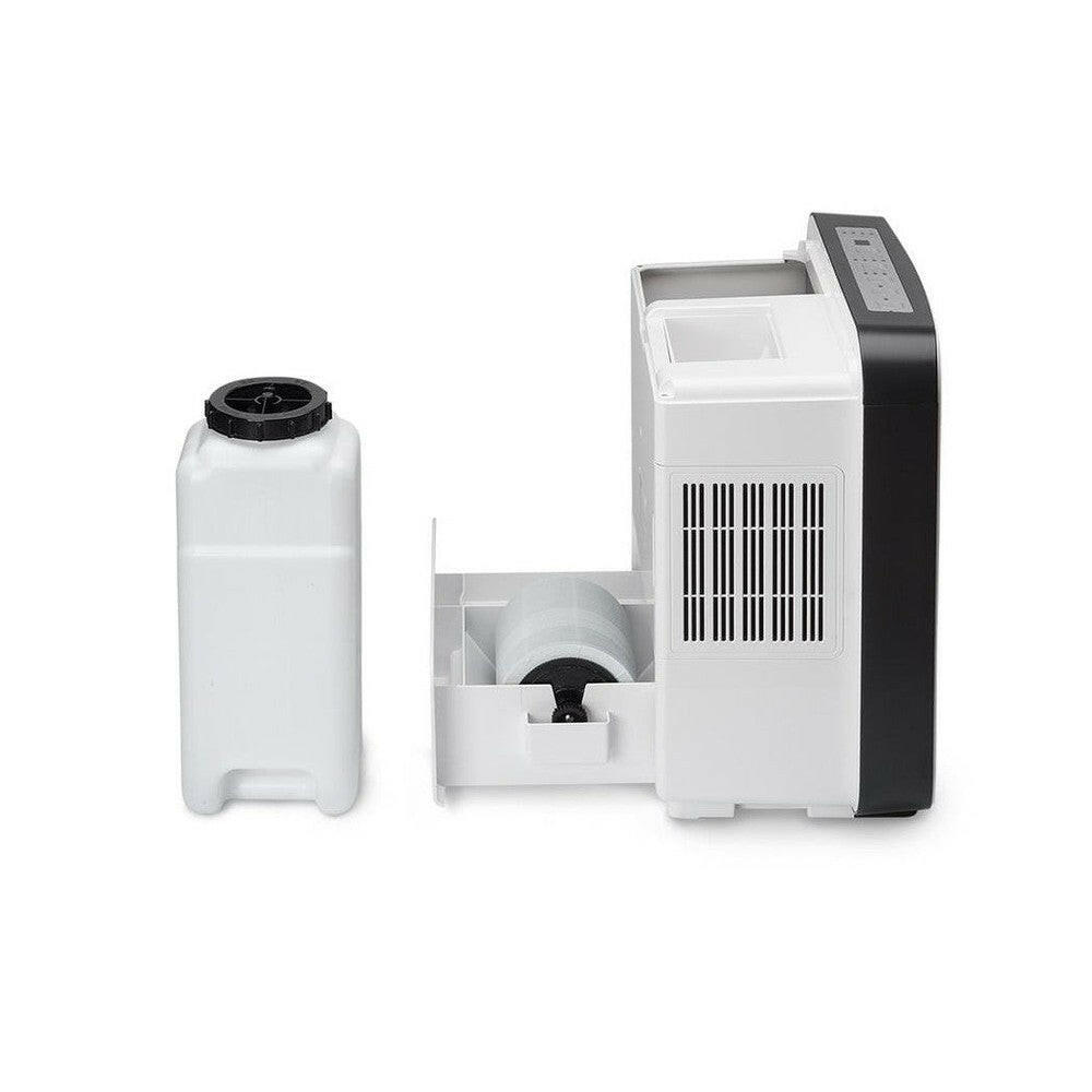 Clean Air Optima CA-807 luchtwasser opengeklapt met waterreservoir en filter