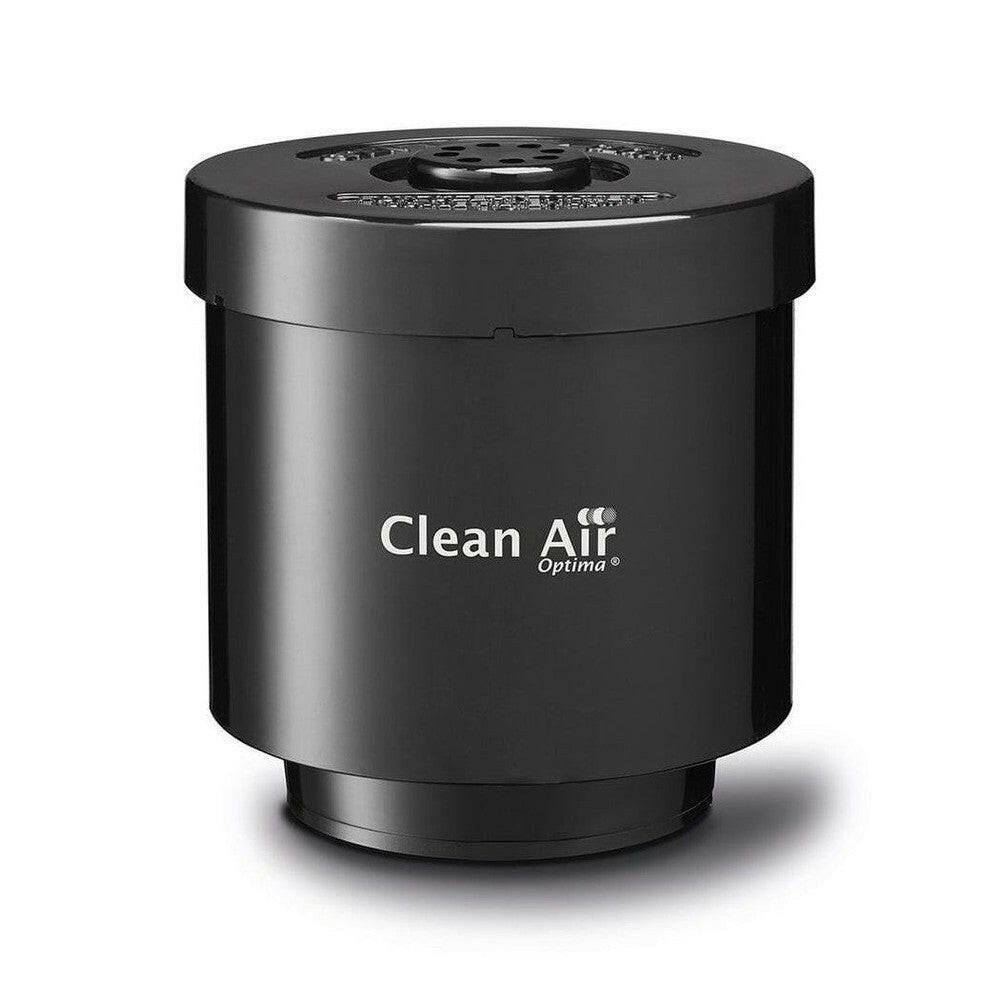 Zwart cilindrisch Clean Air Optima waterfilter W-01B voor ontkalking en reiniging