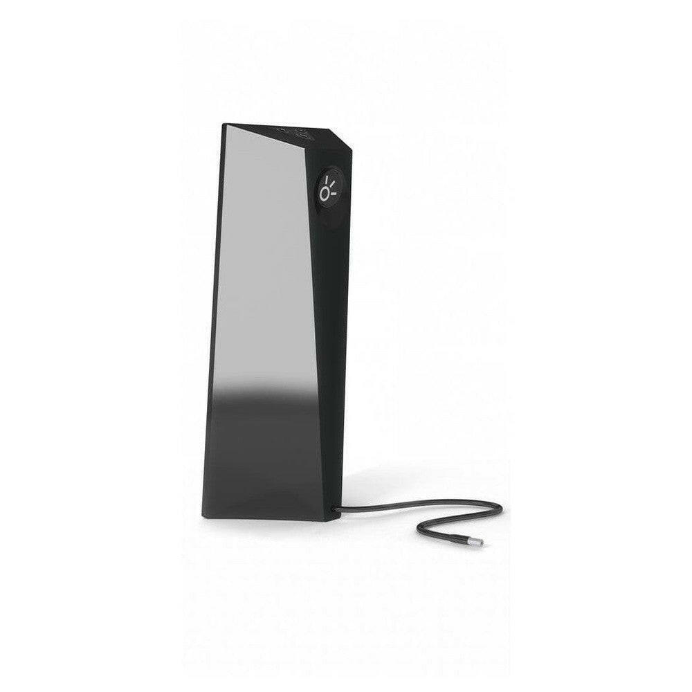 Dayvia Slim Style LED daglichtlamp zwart reflecterende zijkant detail