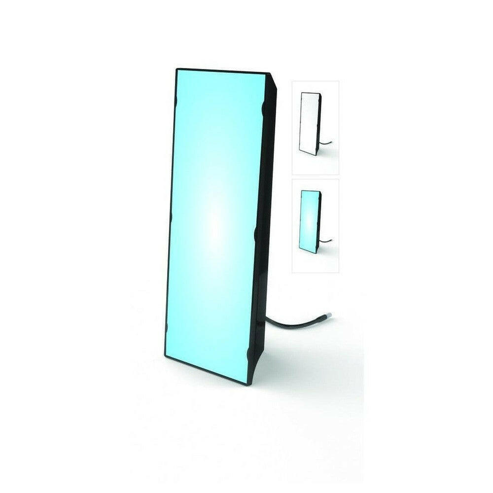 Dayvia Slim Style LED daglichtlamp zwart met blauw licht voor winterblues