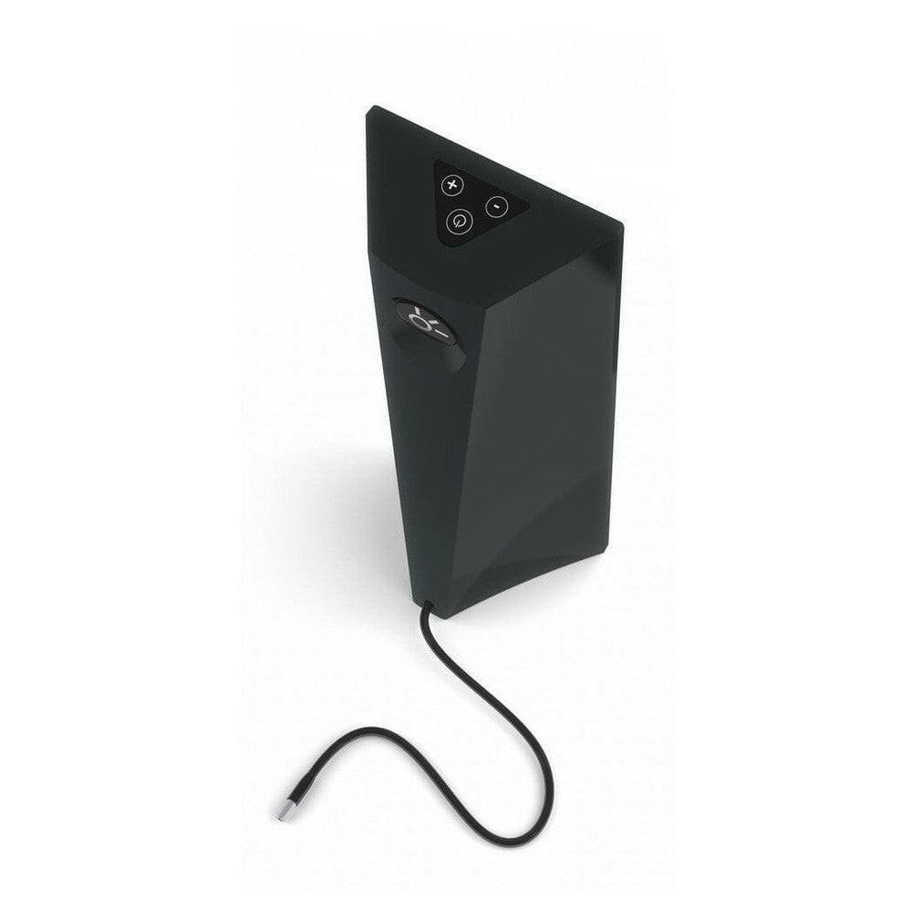 Dayvia Slim Style LED daglichtlamp zwart hoekig ontwerp bovenkant knoppen