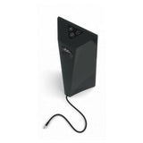 Dayvia Slim Style LED daglichtlamp zwart hoekig ontwerp bovenkant knoppen