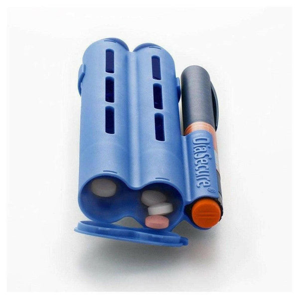DiaSecure 4-in-1 diabetes management reis systeem (blauw) - FRI81003-Shopvoorgezondheid