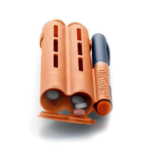 DiaSecure 4-in-1 diabetes management reis systeem (oranje) - FRI81007-Shopvoorgezondheid