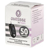 Doos met 50 Diatesse XPER teststrips voor bloedsuikermeter zonder codering