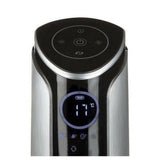 Domo torenventilator close-up aanraakscherm met temperatuurindicatie