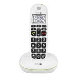 Doro PhoneEasy 110 Mono witte vaste telefoon met luidspreker en gehoorapparaatcompatibiliteit