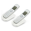 Fysic FX-9000 Duo Senioren DECT telefoon met grote toetsen en 2 handsets (wit) - FYSFX9000DUO-Shopvoorgezondheid