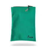 Frio Viva teal medicijn koeltasje rechthoekig met handschrift logo