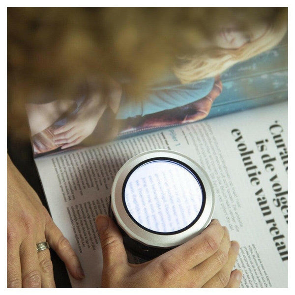 Fysic FLA-18 oplaadbare verstelbare loep met LED - FYSFLA18-Shopvoorgezondheid