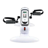 Fysic FW-18 witte elektrische fietstrainer met brede basis voor stabiliteit
