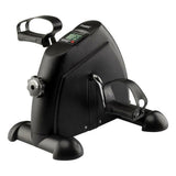 Voorzijde van zwarte Fysic FW12 fietstrainer met display en antislipvoeten