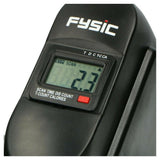 Nabije shot van Fysic display met SCAN TIME en CALORIES functies