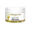 Golden Naturals PEA crème in witte pot met goudkleurig kruis voor gewrichts- en spierpijn