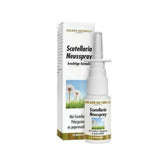 Golden Naturals Scutellaria neusspray 20 ml fles met verpakking, kruidenpreparaat met glidkruid en pepermunt