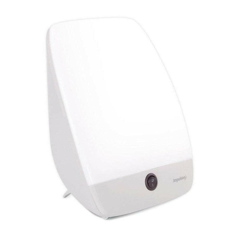 Impulsion Day Light compacte witte daglichtlamp met grijze basis en schakelaar