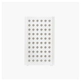 Witte Innolux infraroodlamp met raster van zilveren LED-huizen