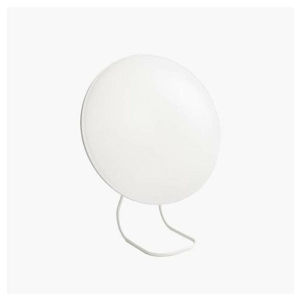 Close-up Innolux Rondo LED witte ronde daglichtlamp met gebogen voet