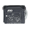 AND A&D Medical bloeddrukmeter manchet maat S donkergrijs label met instructies