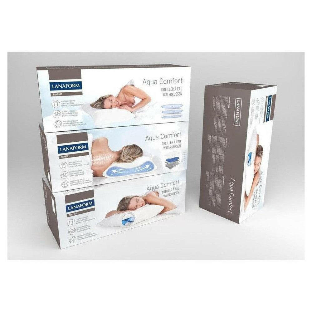 Verpakking Lanaform Aqua Comfort waterkussen met productinformatie