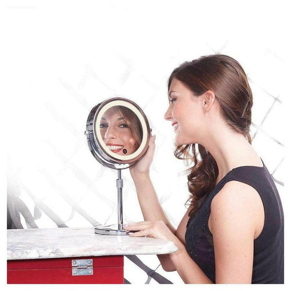 Lanaform make-up-spiegel op voet (X10) - LAN05866-Shopvoorgezondheid