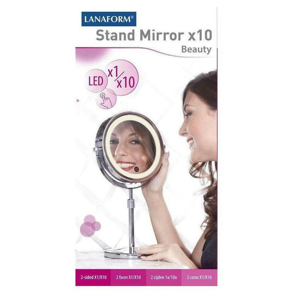 Lanaform make-up-spiegel op voet (X10) - LAN05866-Shopvoorgezondheid