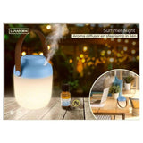 Lanaform Summer Night aromadiffuser met geurolie flesje en productverpakking