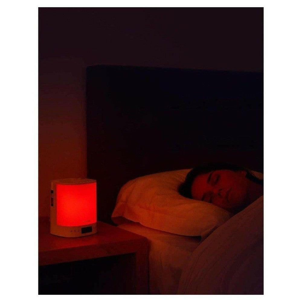 Lanaform wake-up light met intens rood licht voor ochtendwekker functie