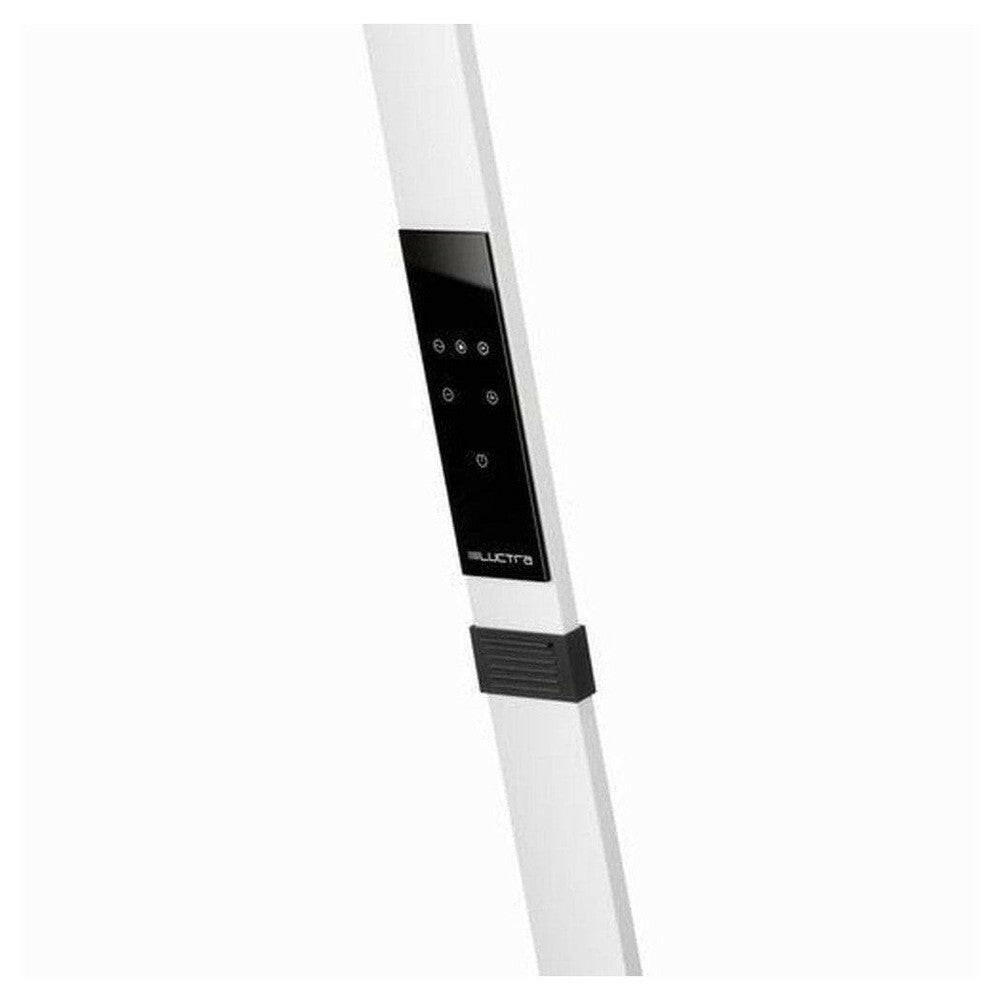Close-up zwart touchpaneel Luctra Flex LED lamp met bedieningsiconen