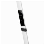 Close-up zwart touchpaneel Luctra Flex LED lamp met bedieningsiconen