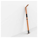 Oranje draagbare LED-lamp met touchscreen en gebogen steel