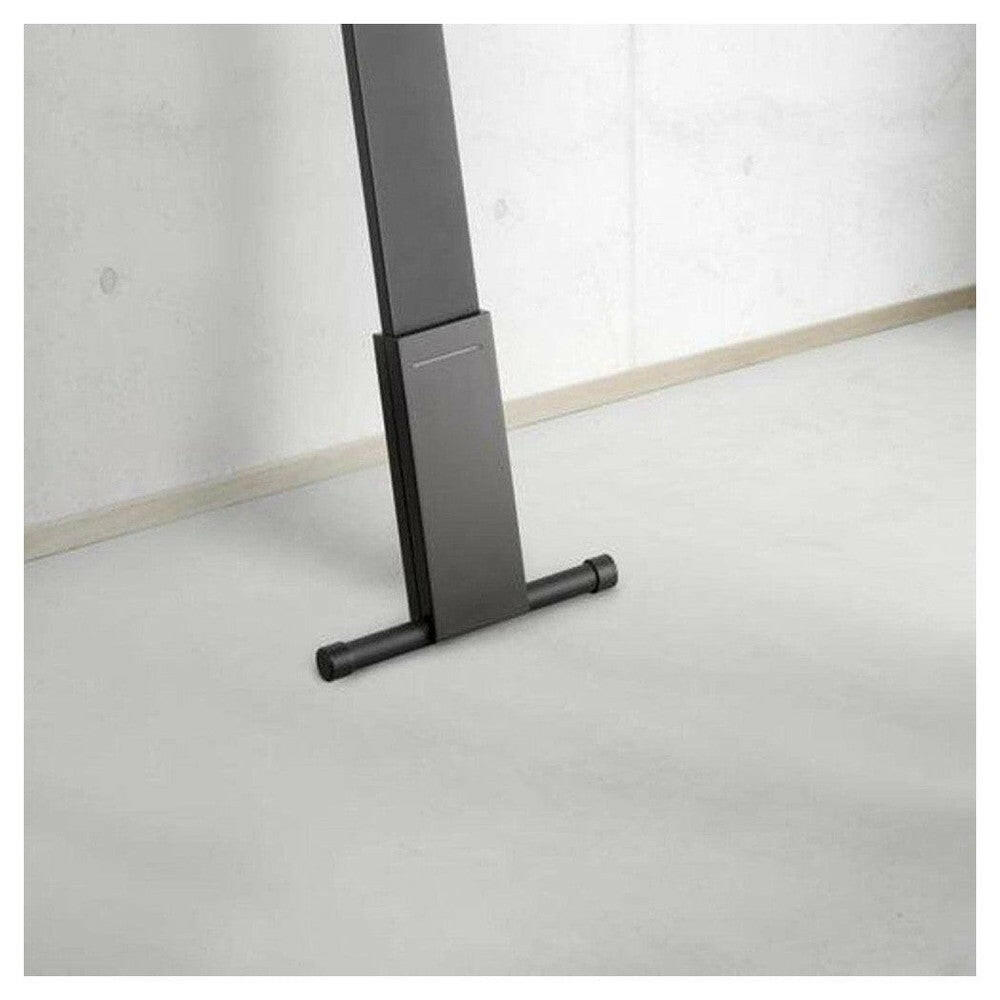 Zwart metalen T-vormig voetstuk van LED-lamp variant
