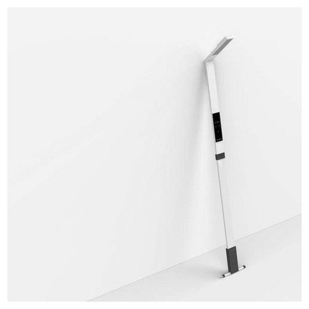 Witte draagbare LED-lamp met touchscreen en T-voet