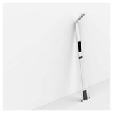 Witte draagbare LED-lamp met touchscreen en T-voet