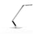 Witte Luctra Linear bureaulamp met lineaire arm en zwart bedieningspaneel