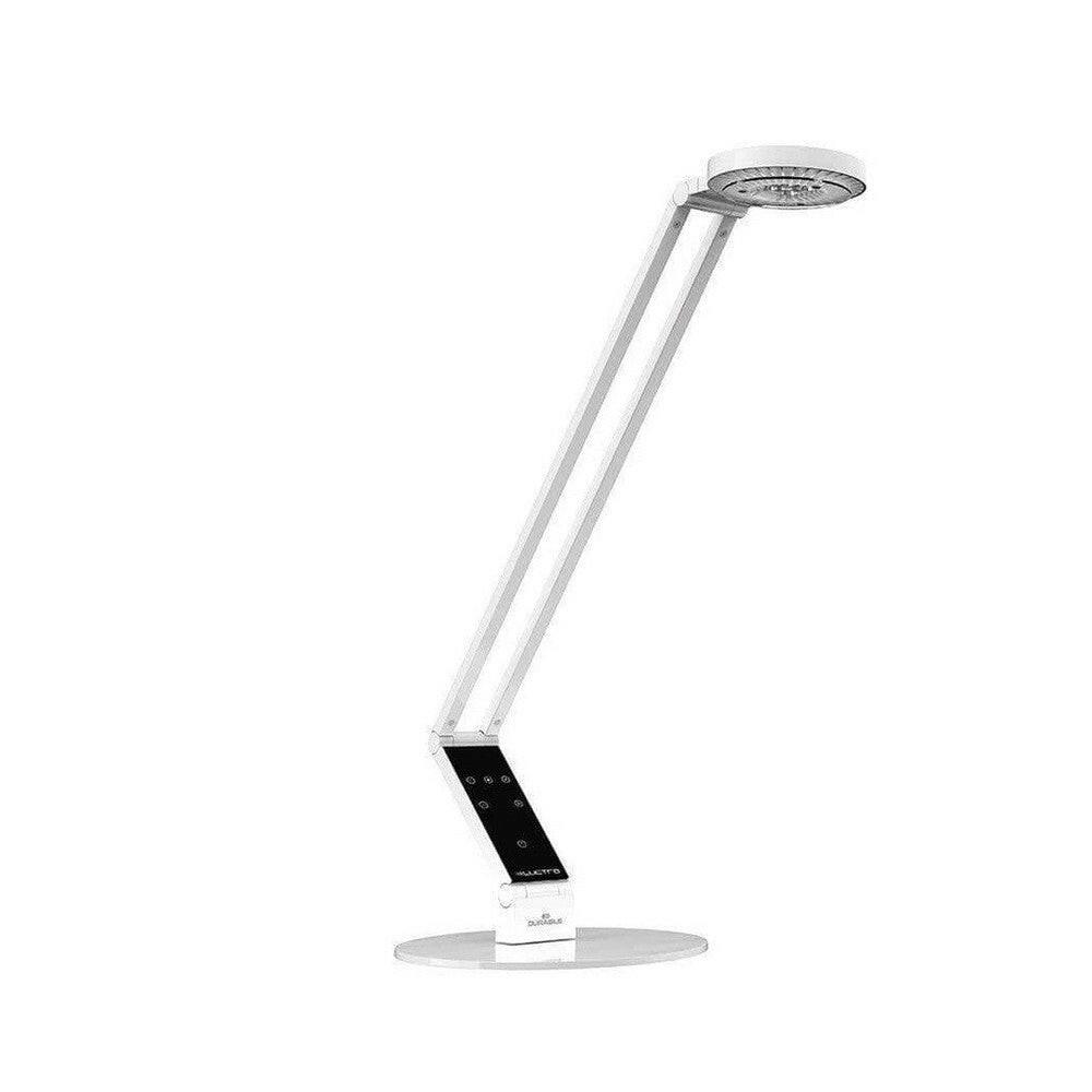 Witte Luctra Radial bureaulamp met dubbele schuifbare arm