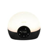 Lumie Bodyclock Glow 150 frontaal met lichtuitstraling en functiepictogrammen