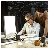 Lumie Brazil heldere daglichtlamp op kantoorbureau