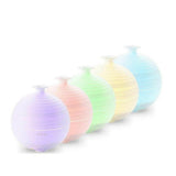 Medisana aroma diffusers in vijf kleuren: paars, roze, groen, geel en blauw