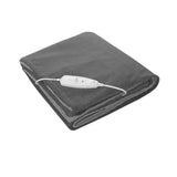 Medisana HB 675 warmtedeken XXL donkergrijs bedieningspaneel schuifregelaar LED lampje